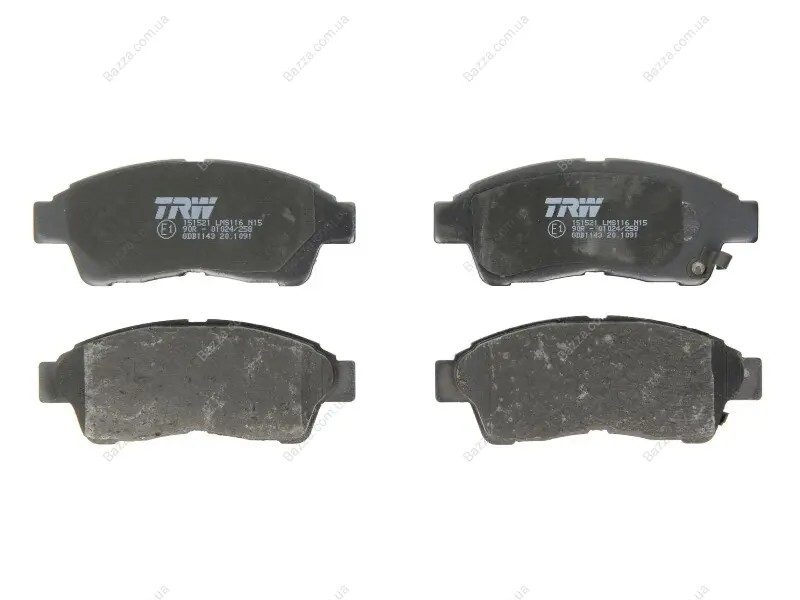 Передні тормозні (гальмівні) колодки TRW automotive GDB1143 (фото 1)
