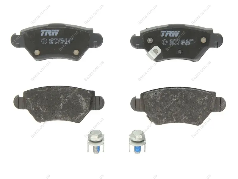 Тормозные колодки TRW automotive GDB1471