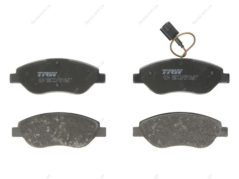 Тормозные колодки TRW automotive GDB1484