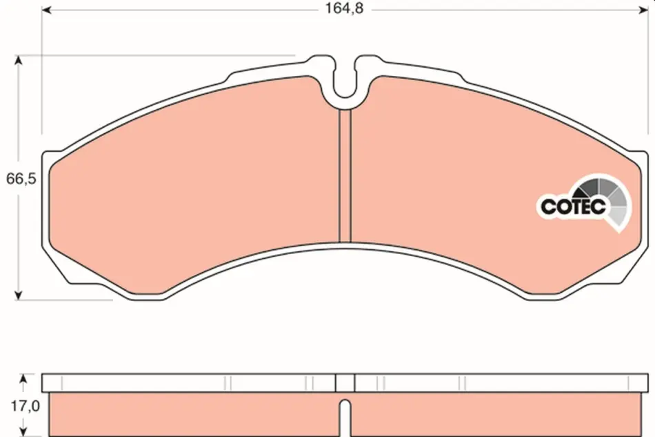 Тормозные колодки TRW automotive GDB1534