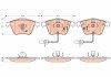 Передні тормозні (гальмівні) колодки trw automotive GDB1554
