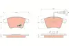 Передние тормозные колодки TRW automotive GDB1651
