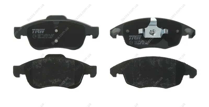 Передние тормозные колодки TRW automotive GDB1690