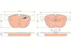 Тормозные колодки TRW automotive GDB1726