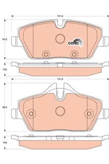 Тормозні (гальмівні) колодки TRW automotive GDB1870