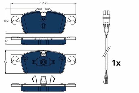 Тормозные колодки trw automotive GDB1929BTE на Пежо 3008