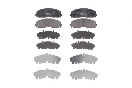 Тормозні (гальмівні) колодки trw automotive GDB1944