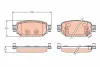 Тормозные колодки TRW automotive GDB2172