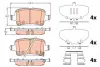 Тормозные колодки TRW automotive GDB2184