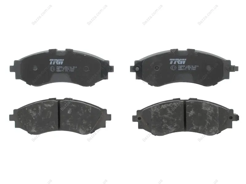 Передние тормозные колодки TRW automotive GDB3171