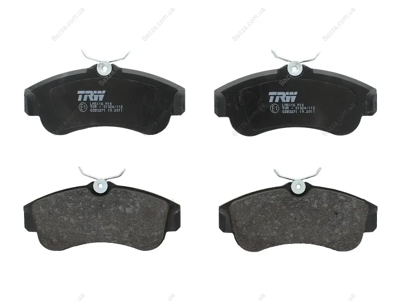 Передні тормозні (гальмівні) колодки TRW automotive GDB3271 (фото 1)