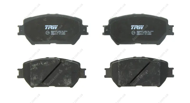 Передні тормозні (гальмівні) колодки TRW automotive GDB3314 (фото 1)