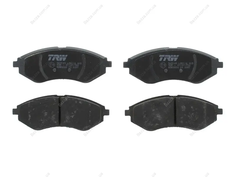Передние тормозные колодки TRW automotive GDB3330
