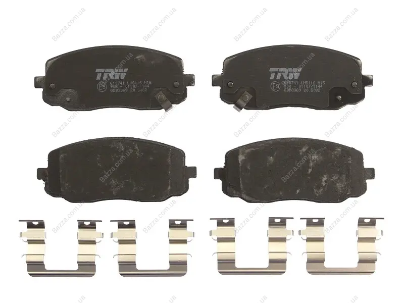 Передние тормозные колодки TRW automotive GDB3369
