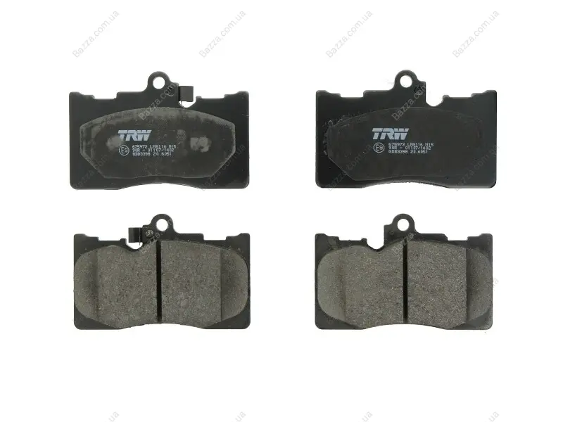 Передние тормозные колодки TRW automotive GDB3398
