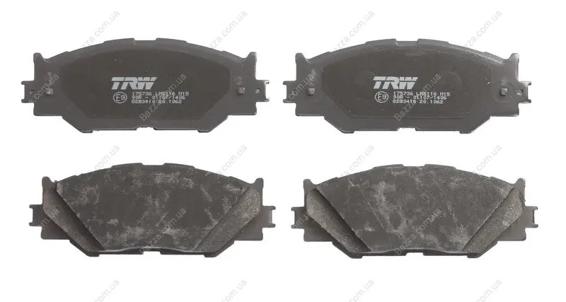 Передние тормозные колодки TRW automotive GDB3410
