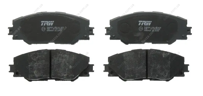 Передні тормозні (гальмівні) колодки TRW automotive GDB3424 (фото 1)