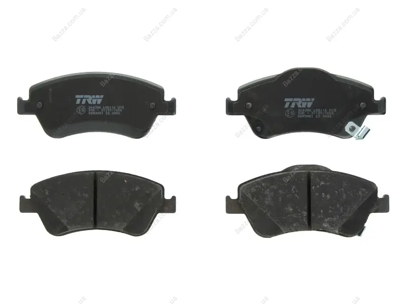 Передние тормозные колодки TRW automotive GDB3481