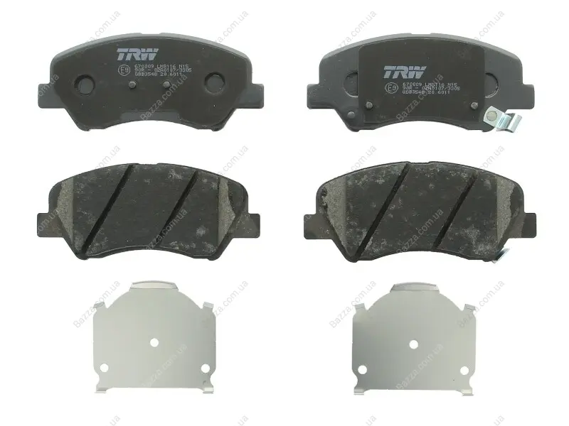 Передние тормозные колодки TRW automotive GDB3548