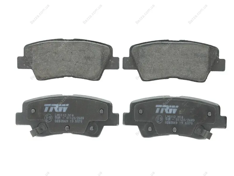 Тормозні (гальмівні) колодки TRW automotive GDB3569 (фото 1)