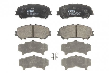 Тормозні (гальмівні) колодки trw automotive GDB3631