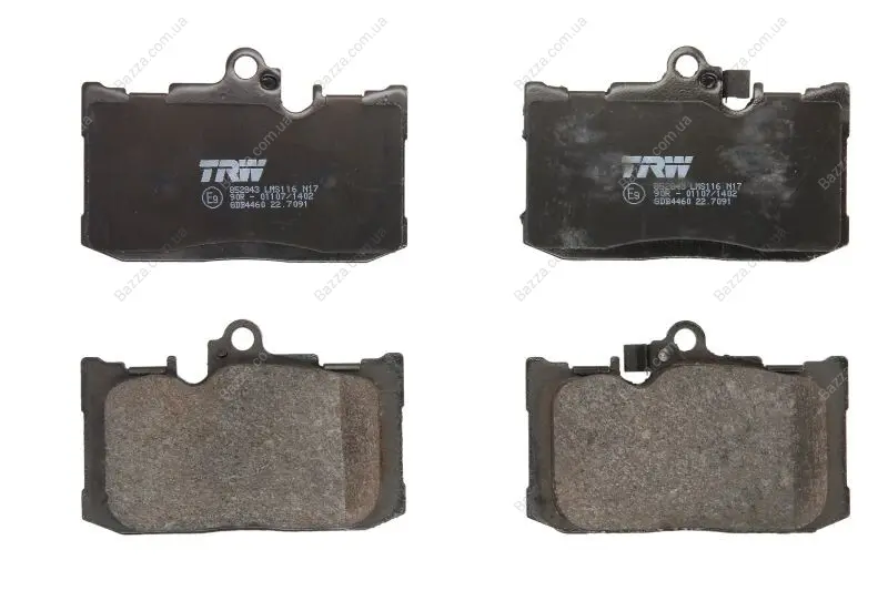 Передние тормозные колодки TRW automotive GDB4460