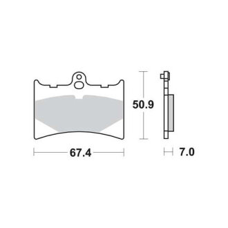 Тормозні (гальмівні) колодки trw automotive MCB572