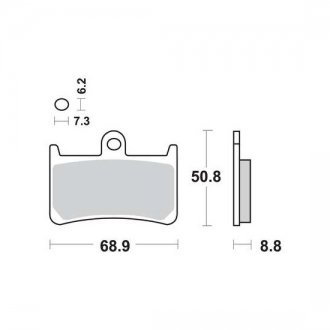 Тормозні (гальмівні) колодки trw automotive MCB611