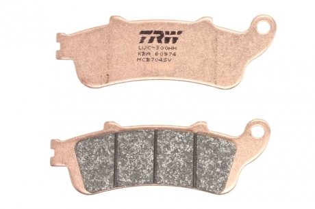 Тормозные колодки trw automotive MCB704SV