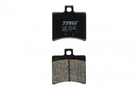 Тормозні (гальмівні) колодки trw automotive MCB710