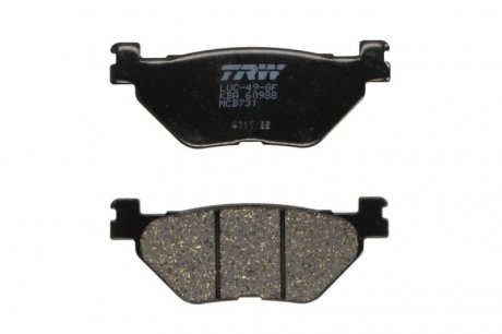 Тормозні (гальмівні) колодки trw automotive MCB731