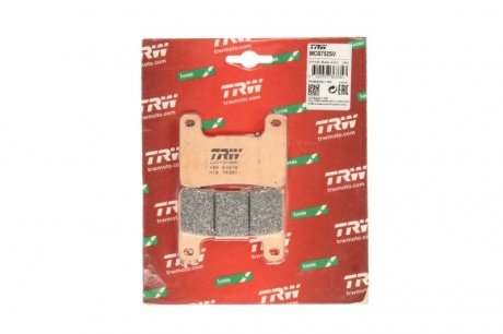 Тормозні (гальмівні) колодки trw automotive MCB752SV