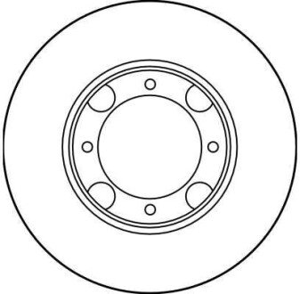 Вентилируемый тормозной диск trw automotive DF1958