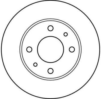 Вентилируемый тормозной диск trw automotive DF2576