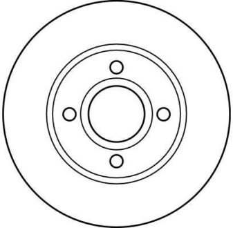 Вентилируемый тормозной диск trw automotive DF2622