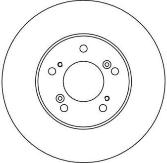 Вентильований гальмівний диск trw automotive DF4028