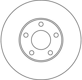 Вентилируемый тормозной диск trw automotive DF4045