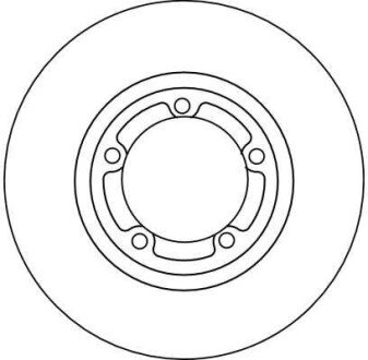 Вентилируемый тормозной диск trw automotive DF4102
