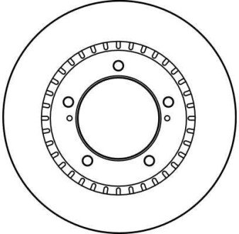 Вентилируемый тормозной диск trw automotive DF4156