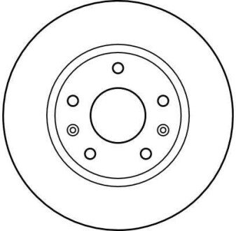 Вентилируемый тормозной диск trw automotive DF4221