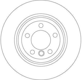 Вентилируемый тормозной диск trw automotive DF4391