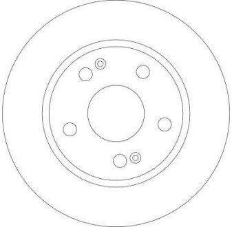 Вентилируемый тормозной диск trw automotive DF4443