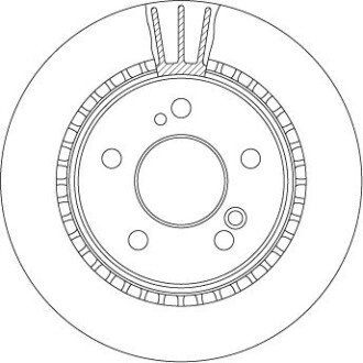 Вентилируемый тормозной диск trw automotive ""DF4513"