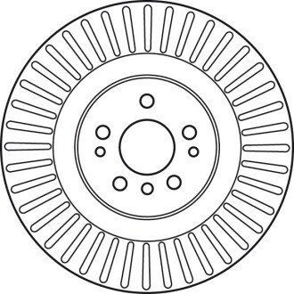 Вентилируемый тормозной диск trw automotive DF6013S
