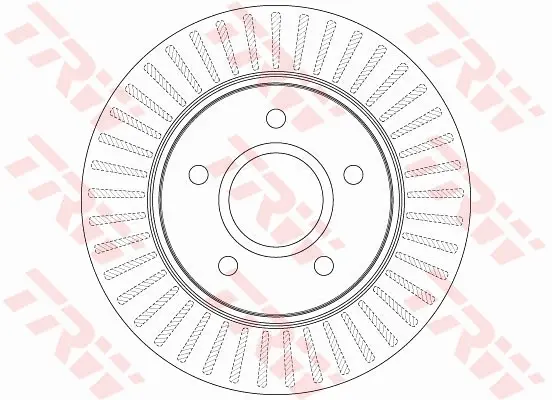 Вентилируемый тормозной диск TRW automotive DF6253S