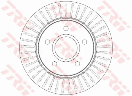 Вентилируемый тормозной диск TRW automotive DF6253S