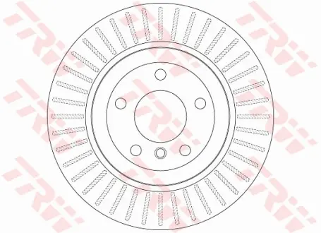 Вентильований гальмівний диск TRW automotive DF6299