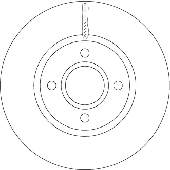 Вентилируемый тормозной диск TRW automotive DF6509