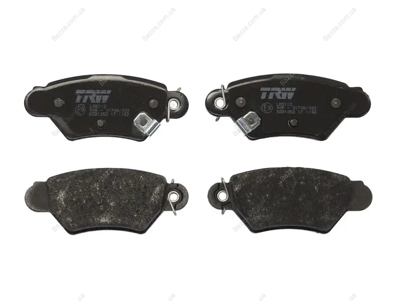 Задние тормозные колодки TRW automotive GDB1352