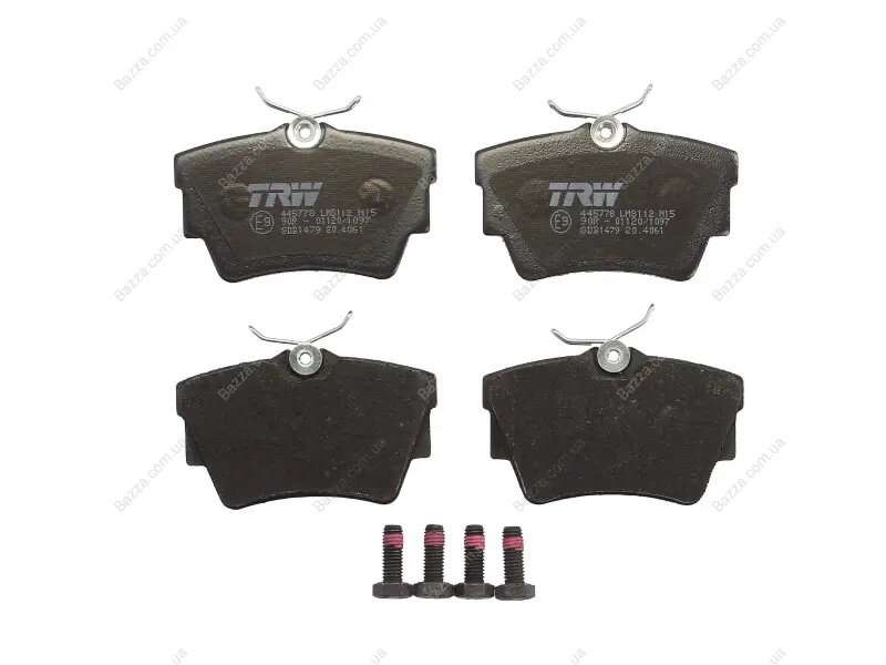 Задние тормозные колодки TRW automotive GDB1479